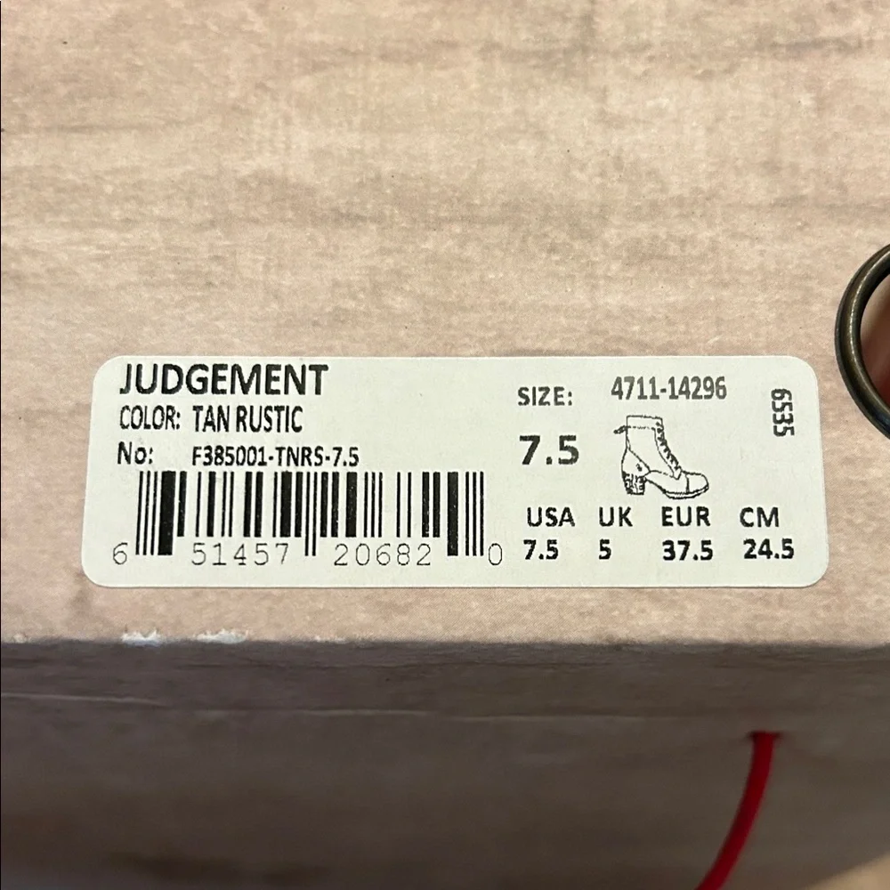 NEW! BED|STU Judgement Lace Up Boots - Picture 7 of 7